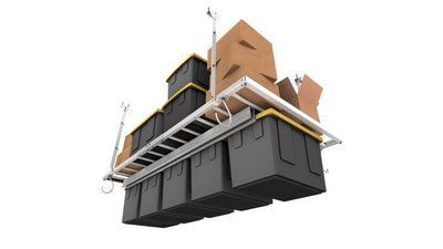 E-Z Garage Storage 3-in-1 Heavy Duty 4’ x 8' Overhead Garage Storage System 3IN1