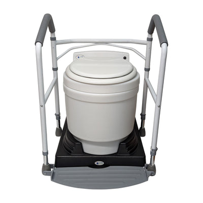 Laveo Dry Flush Comfort Lift Package with Portable Toilet